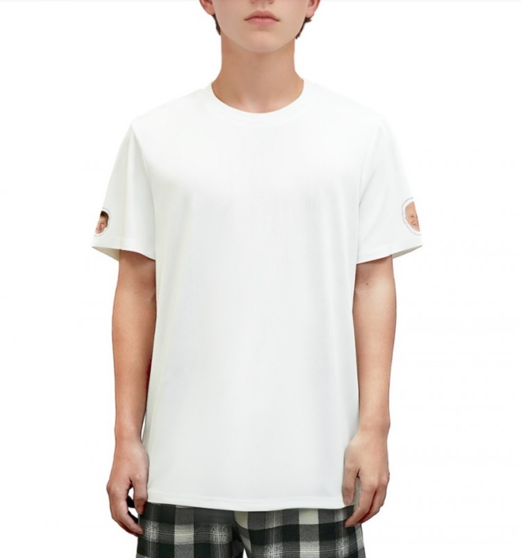 AI合成写真Tシャツ オーダーメイド 幼少期・老年 未来・過去 半袖 記念日・誕生日プレゼント 家族・恋人・友達と ユニセックス 6