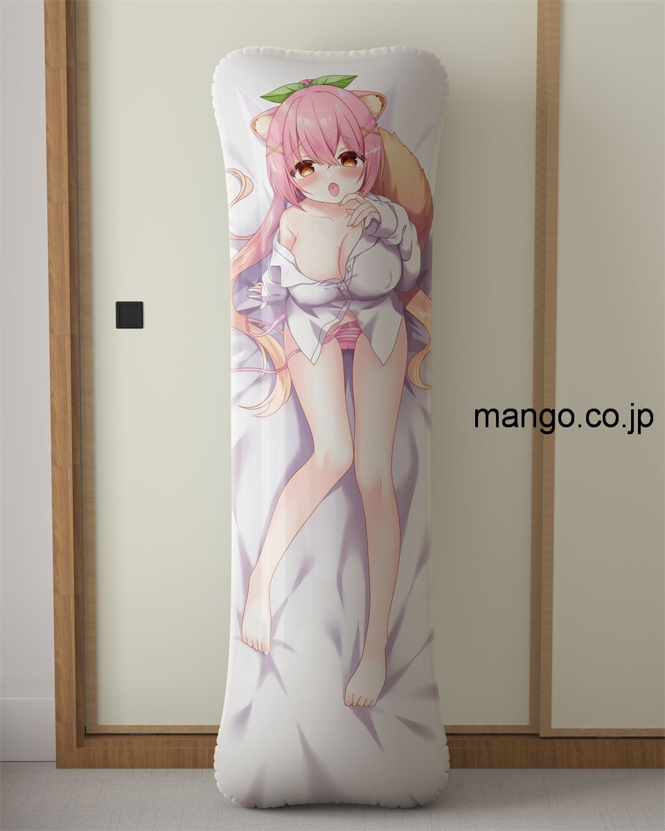【過激 R18禁】アニメ抱き枕カバー 【バーチャルYoutuber】 狸田望未 大型クッション キャラクターグッズ PVC製 コレクション用 等身大 エアクッション ビッグサイズ キャラクターアイテム