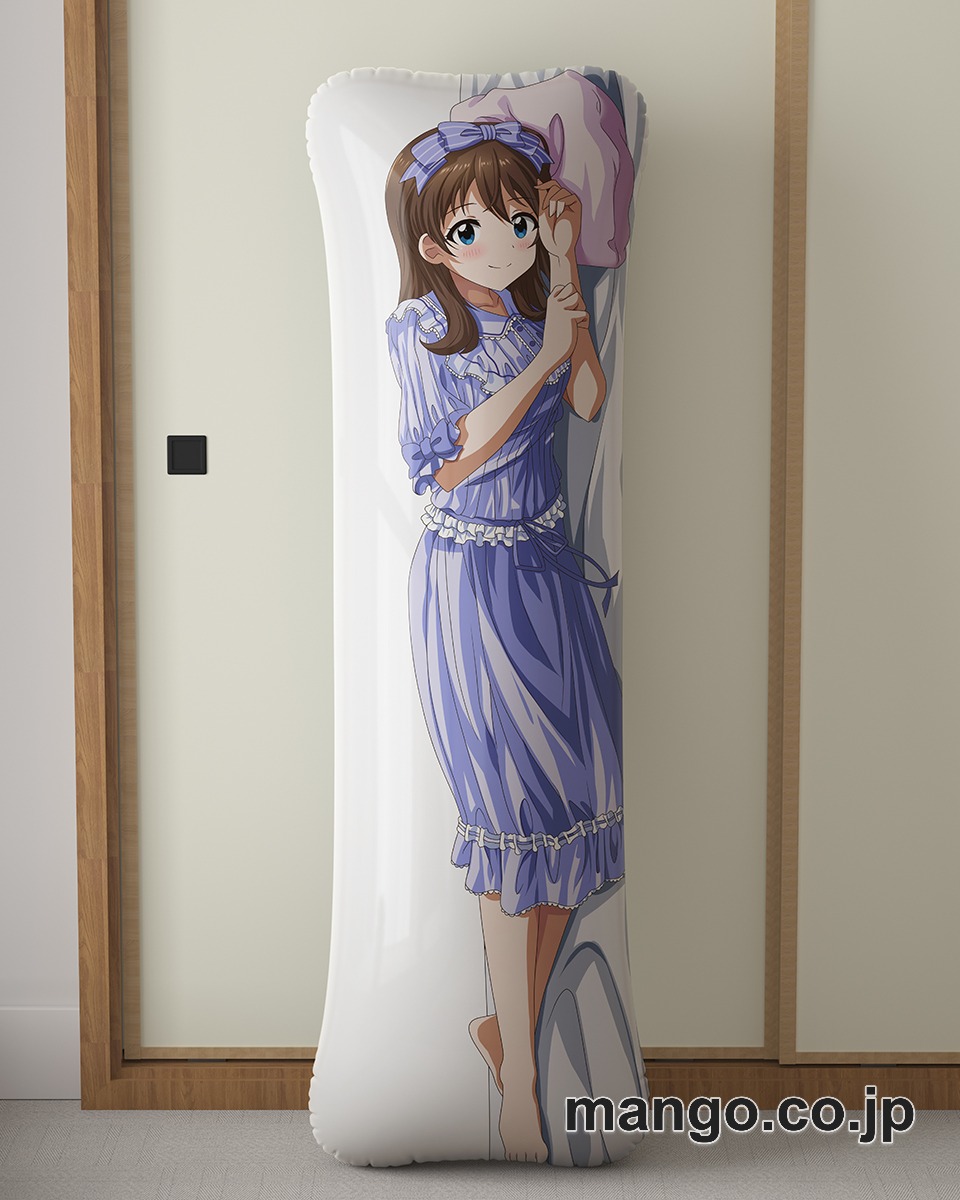 アニメ抱き枕カバー【アイドルマスターミリオンライブ！】佐竹美奈子大型クッションキャラクターグッズPVC製コレクション用｜PVC エアクッション 等身大サイズ 立体ディスプレイ 2