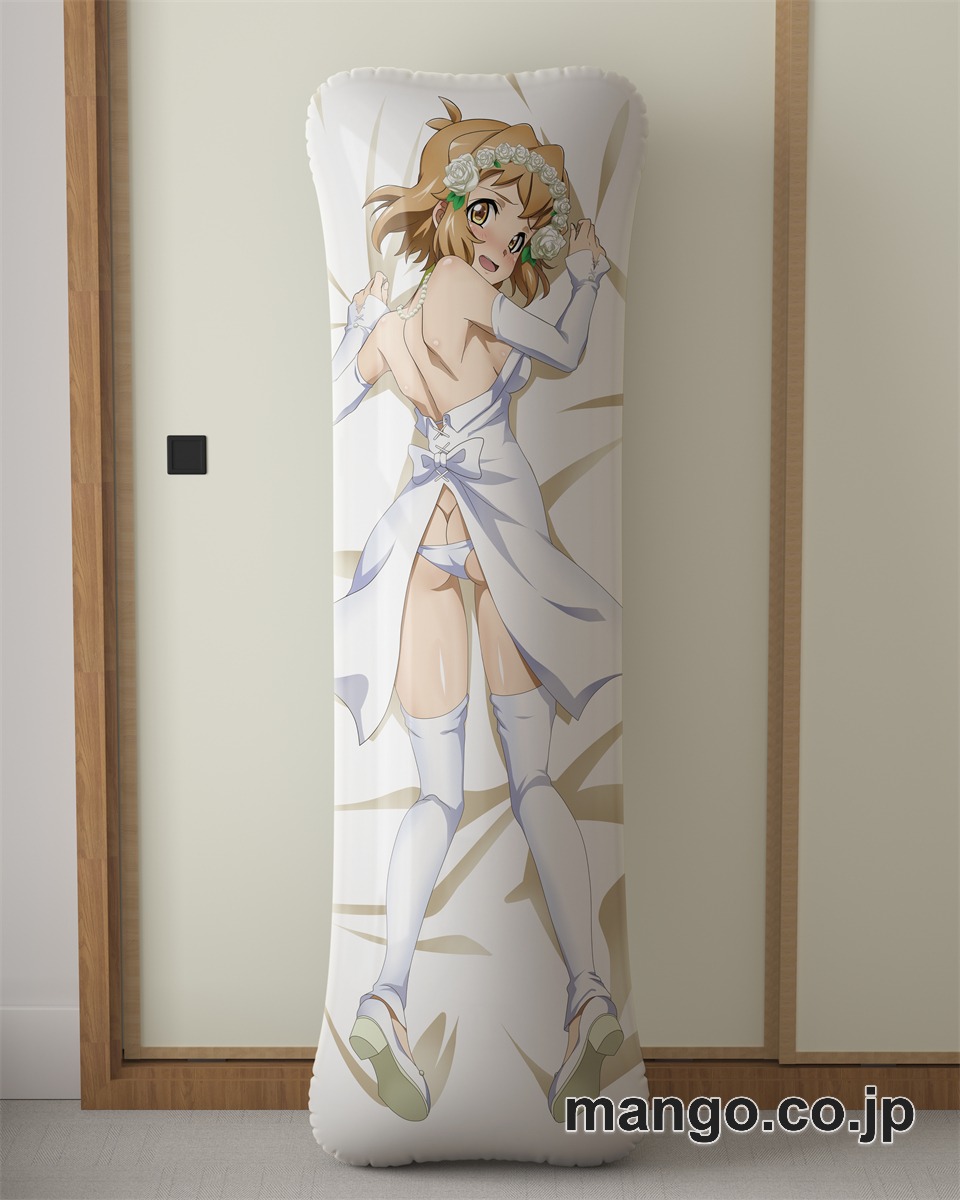 アニメ抱き枕カバー【戦姫絶唱シンフォギア】ウエディングビキニ立花響大型クッションキャラクターグッズPVC製コレクション用 ビッグサイズ 等身大クッション 立体キャラクターアイテム 2