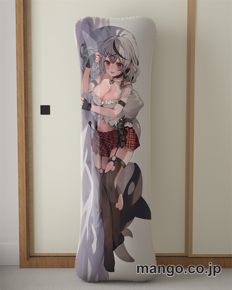 アニメ抱き枕カバー【バーチャルYoutuber】沙花叉クロヱ大型クッションキャラクターグッズPVC製コレクション用 ビッグサイズ 等身大クッション 立体キャラクターアイテム 2
