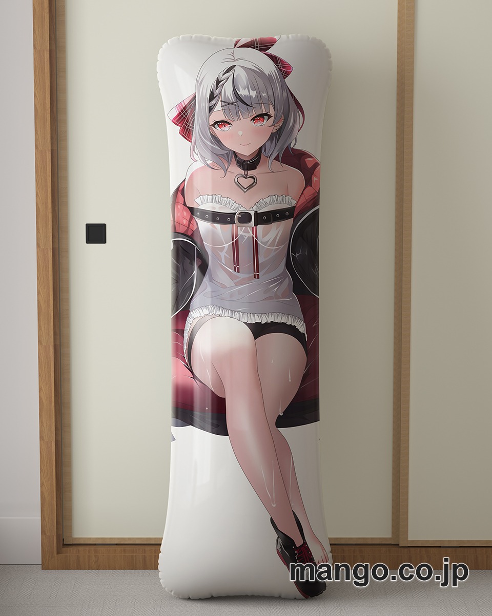 アニメ抱き枕カバー【バーチャルYoutuber】沙花叉クロヱ大型クッションキャラクターグッズPVC製コレクション用 等身大 抱き枕 空気ビニール製 キャラクターグッズ