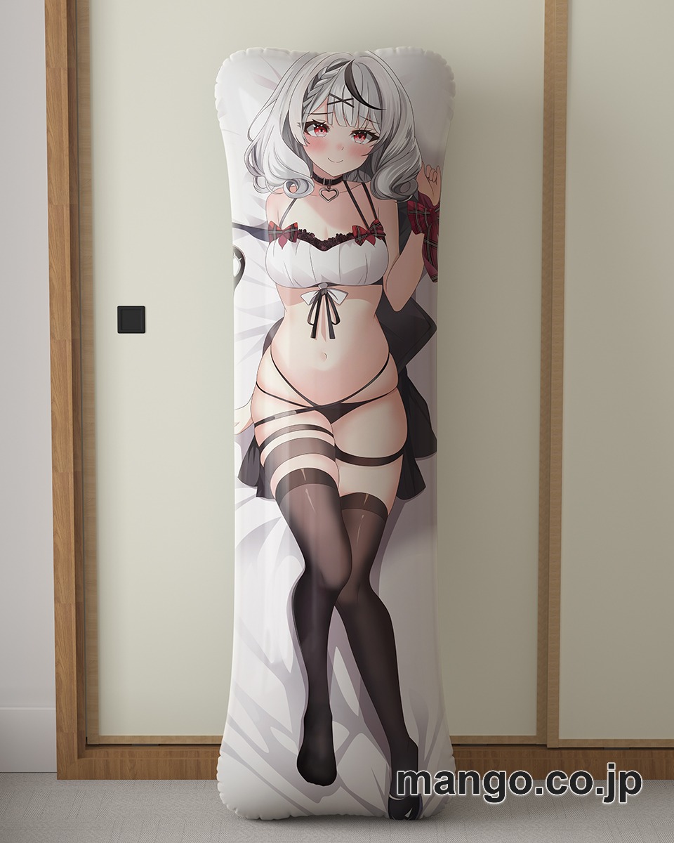 アニメ抱き枕カバー【バーチャルYoutuber】沙花叉クロヱ大型クッションキャラクターグッズPVC製コレクション用 等身大 抱き枕 空気ビニール製 キャラクターグッズ 2