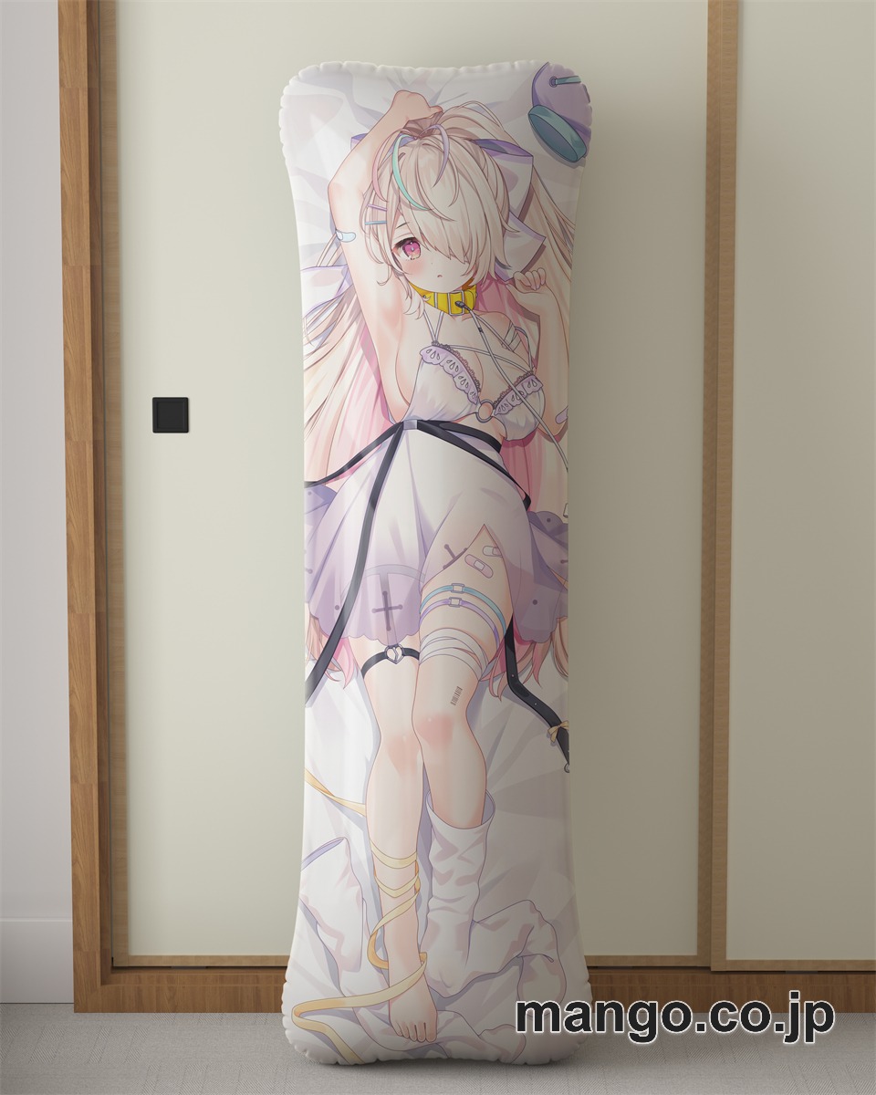 アニメ抱き枕カバー【バーチャルYoutuber】九楽ライ大型クッションキャラクターグッズPVC製コレクション用｜等身大エアクッション ビッグサイズ PVC製 アニメグッズ