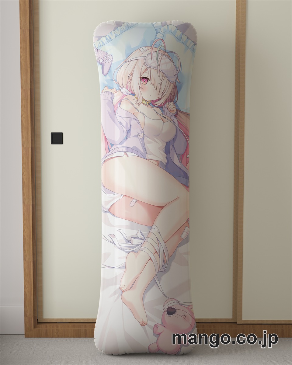 アニメ抱き枕カバー【バーチャルYoutuber】九楽ライ大型クッションキャラクターグッズPVC製コレクション用｜等身大エアクッション ビッグサイズ PVC製 アニメグッズ 2
