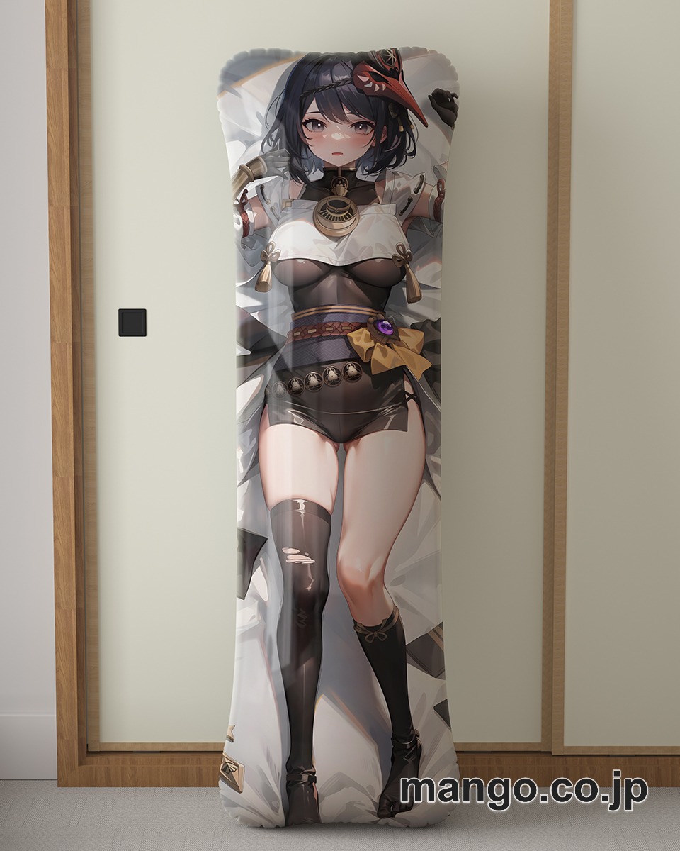 アニメ抱き枕カバー【原神】九条裟羅大型クッションキャラクターグッズPVC製コレクション用 等身大 抱き枕 空気ビニール製 キャラクターグッズ 2