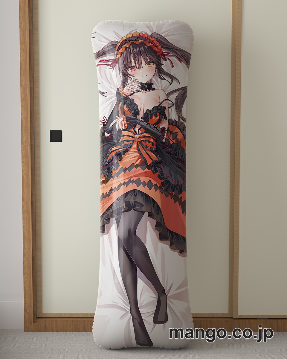 アニメ抱き枕カバー【デートアライブ】時崎狂三大型クッションキャラクターグッズPVC製コレクション用 等身大 抱き枕 空気ビニール製 キャラクターグッズ