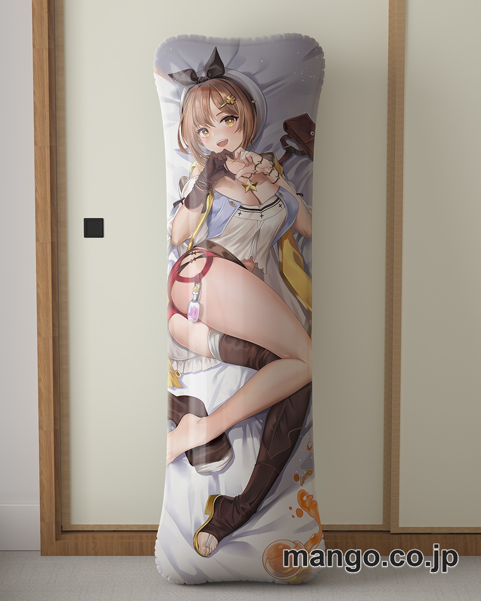 アニメ抱き枕カバー【ライザのアトリエ】ライザリンシュタウト大型クッションキャラクターグッズPVC製コレクション用｜空気ビニール製 等身大抱き枕 コレクション向けグッズ 2