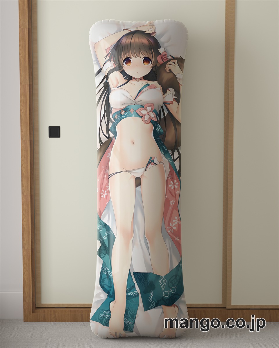 アニメ抱き枕カバー【うたわれるもの】ルルティエ大型クッションキャラクターグッズPVC製コレクション用 ビッグサイズ 等身大クッション 立体キャラクターアイテム 2