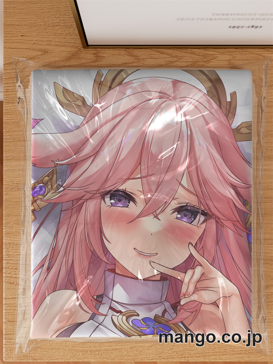 アニメ抱き枕カバー【原神】八重神子大型クッションキャラクターグッズPVC製コレクション用｜等身大エアクッション ビッグサイズ PVC製 アニメグッズ 3