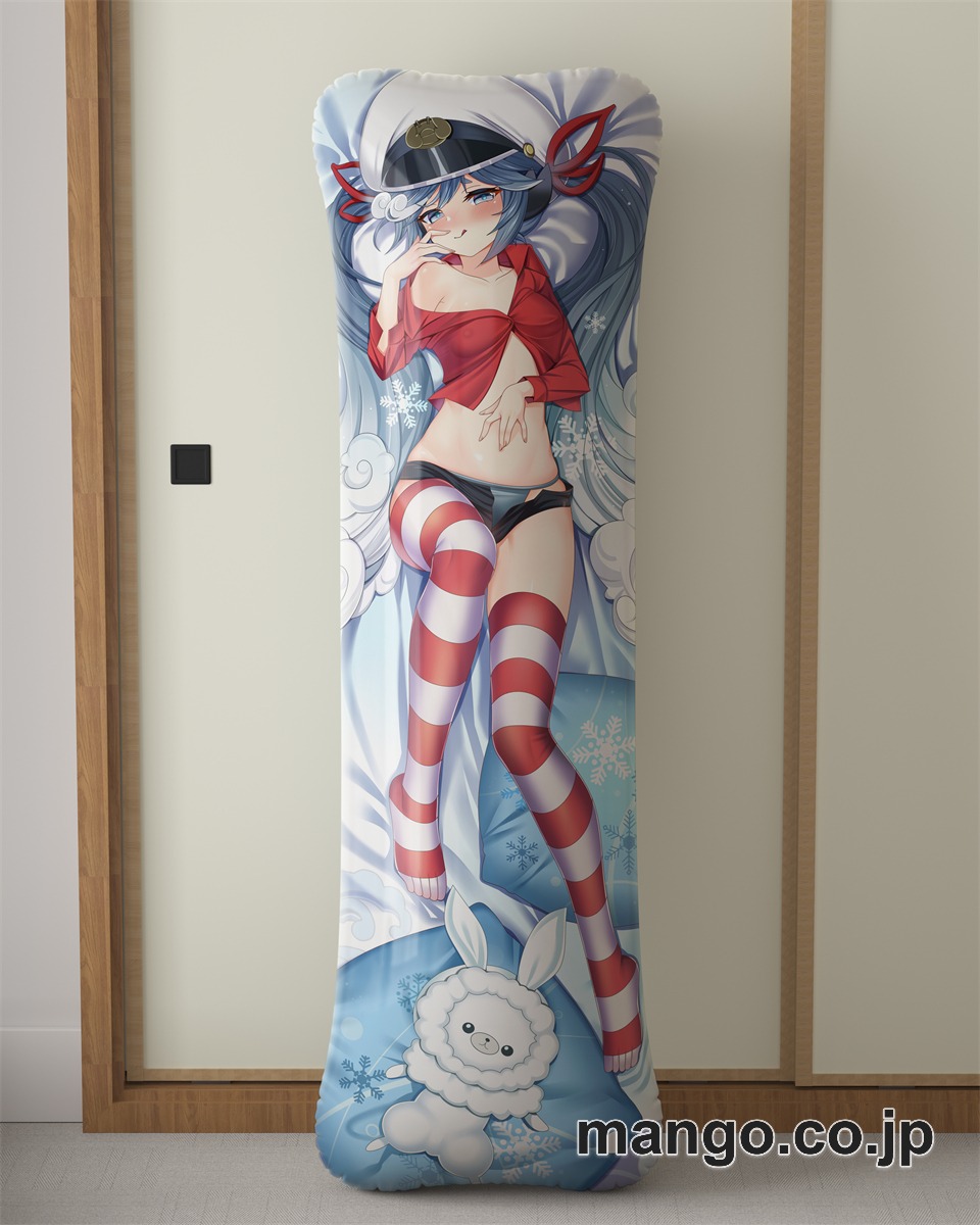 アニメ抱き枕カバー【VOCALOID】雪ミク大型クッションキャラクターグッズPVC製コレクション用 ビッグサイズ 等身大クッション 立体キャラクターアイテム