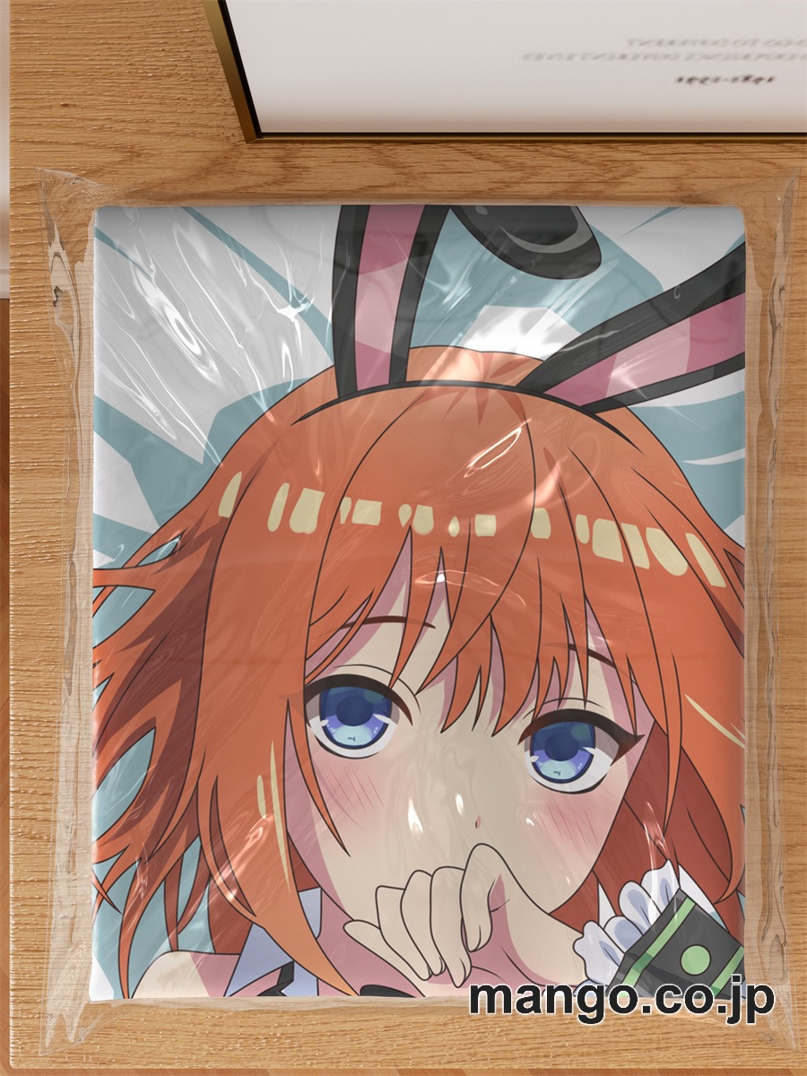 アニメ抱き枕カバー五等分の花嫁バニーガール中野四葉大型クッションキャラクターグッズPVC製コレクション用｜空気ビニール製 等身大抱き枕 コレクション向けグッズ 3