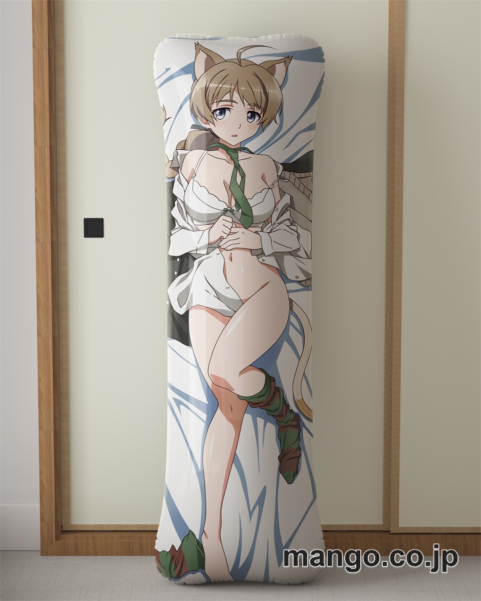 アニメ抱き枕カバーストライクウィッチーズ リーネ大型クッションキャラクターグッズPVC製コレクション用