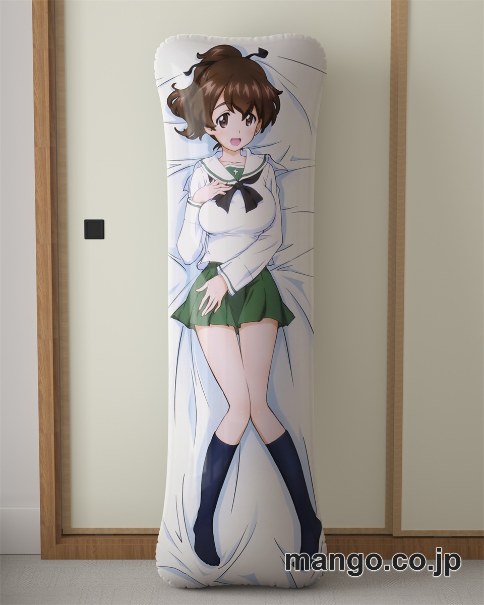 アニメ抱き枕カバーガールズ&パンツァー小山柚子大型クッションキャラクターグッズPVC製コレクション用 2