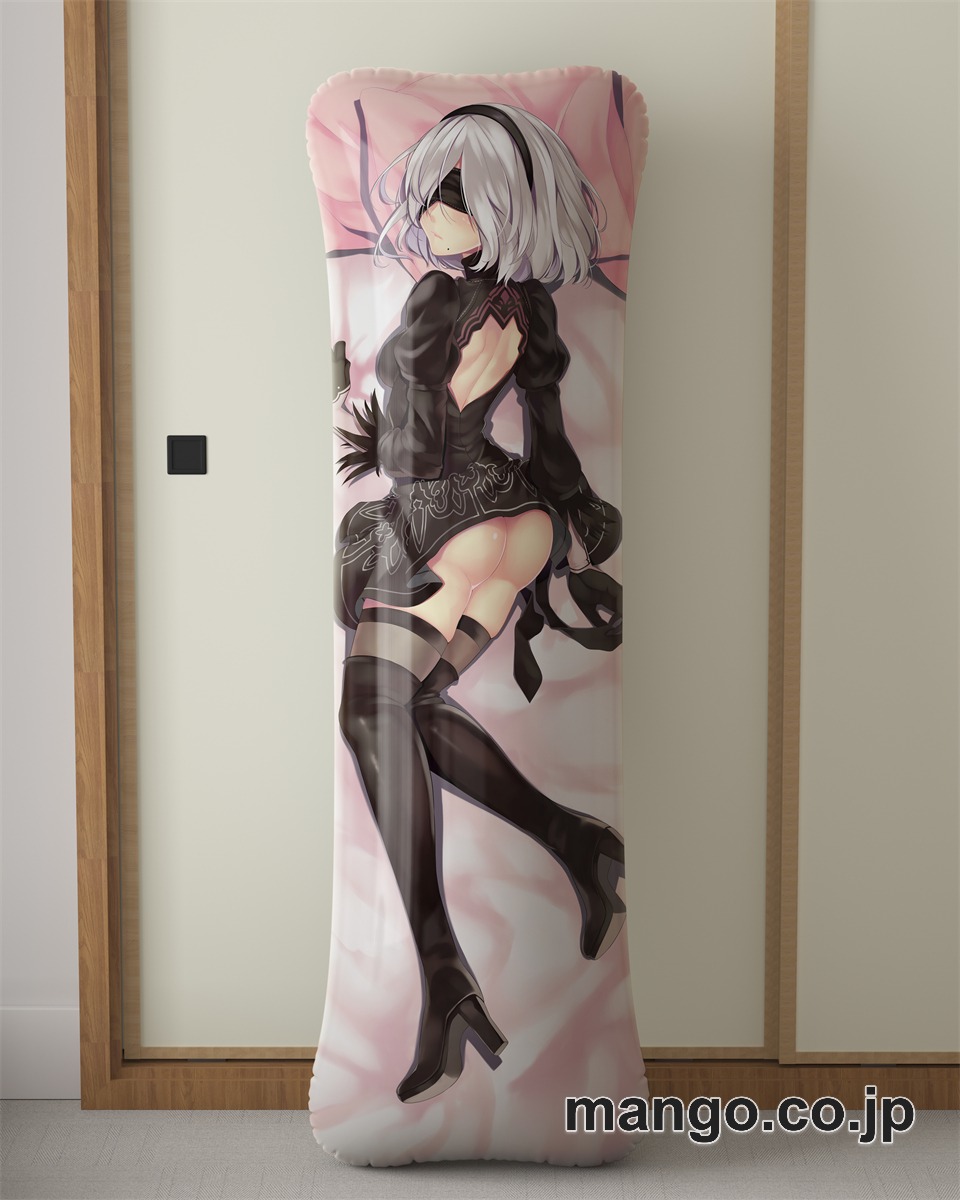 アニメ抱き枕カバーニーアオートマタヨルハ二号Ｂ型大型クッションキャラクターグッズPVC製コレクション用 2