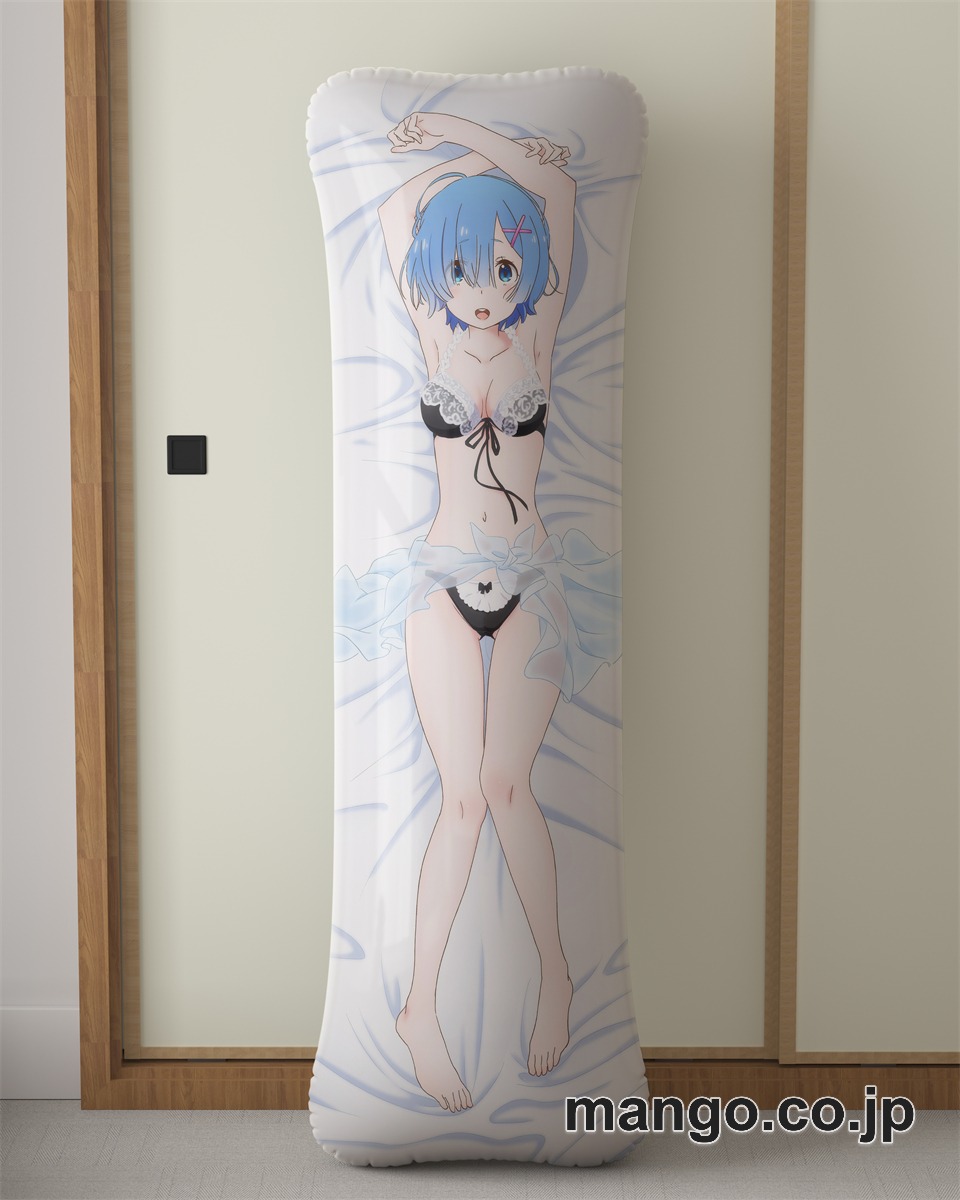 アニメ抱き枕カバーReゼロから始める異世界生活レム大型クッションキャラクターグッズPVC製コレクション用 2
