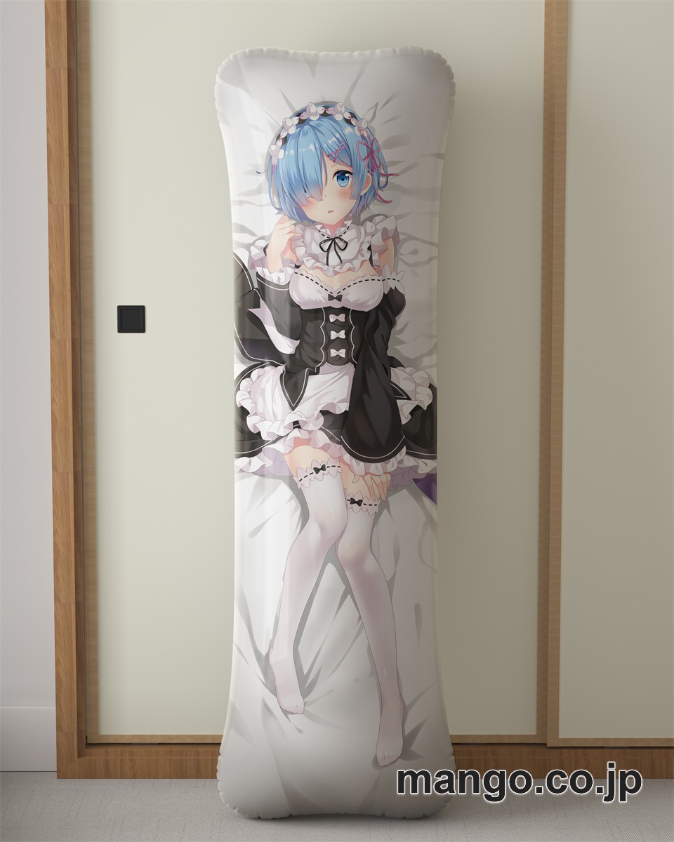 アニメ抱き枕カバーゼロから始める異世界生活レム大型クッションキャラクターグッズPVC製コレクション用