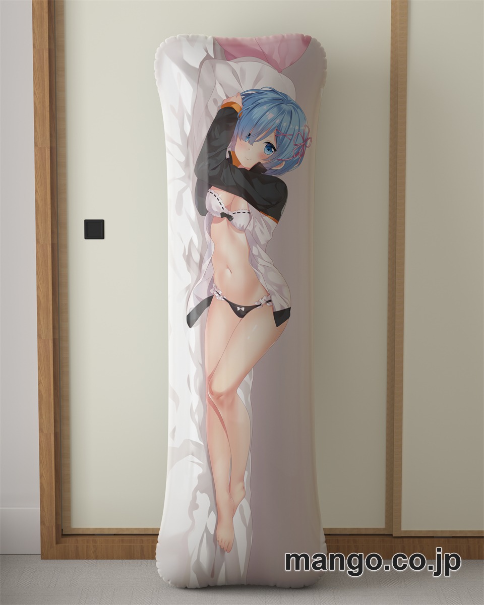 アニメ抱き枕カバーゼロから始める異世界生活レム大型クッションキャラクターグッズPVC製コレクション用 2