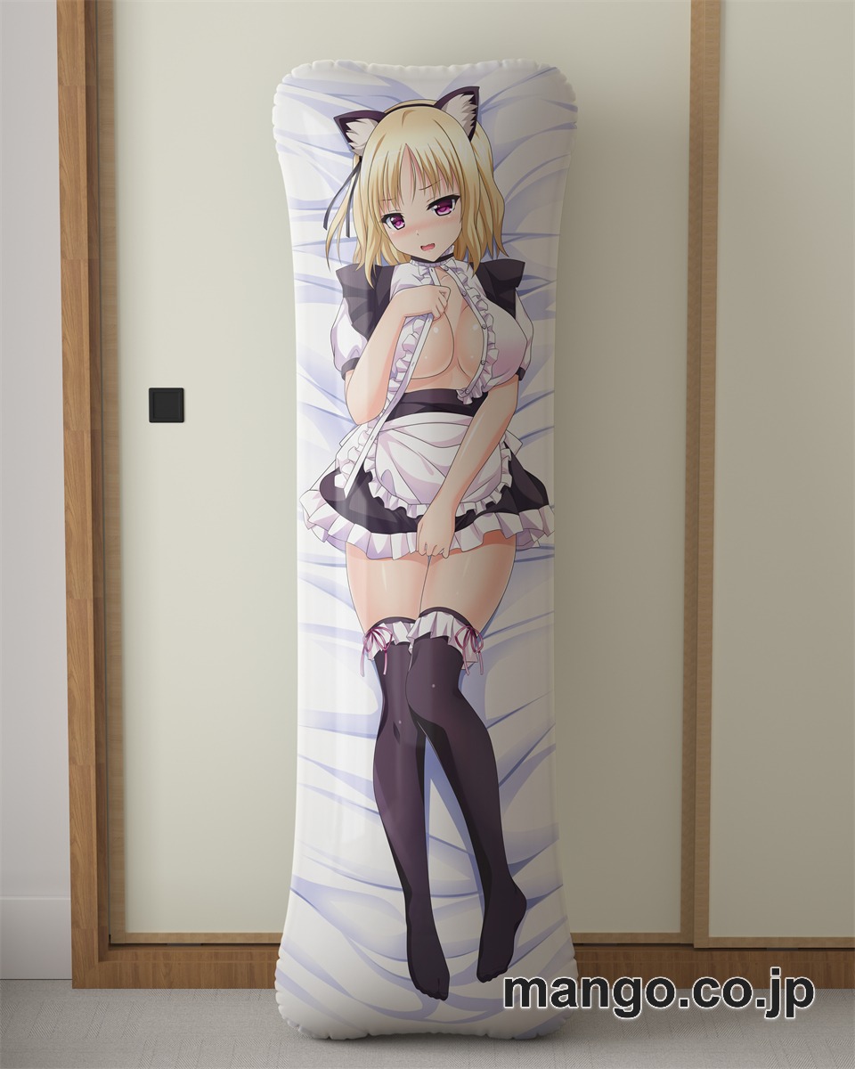 アニメ抱き枕カバーネコ耳蓮っ葉＆痴撮っ娘大型クッションキャラクターグッズPVC製コレクション用