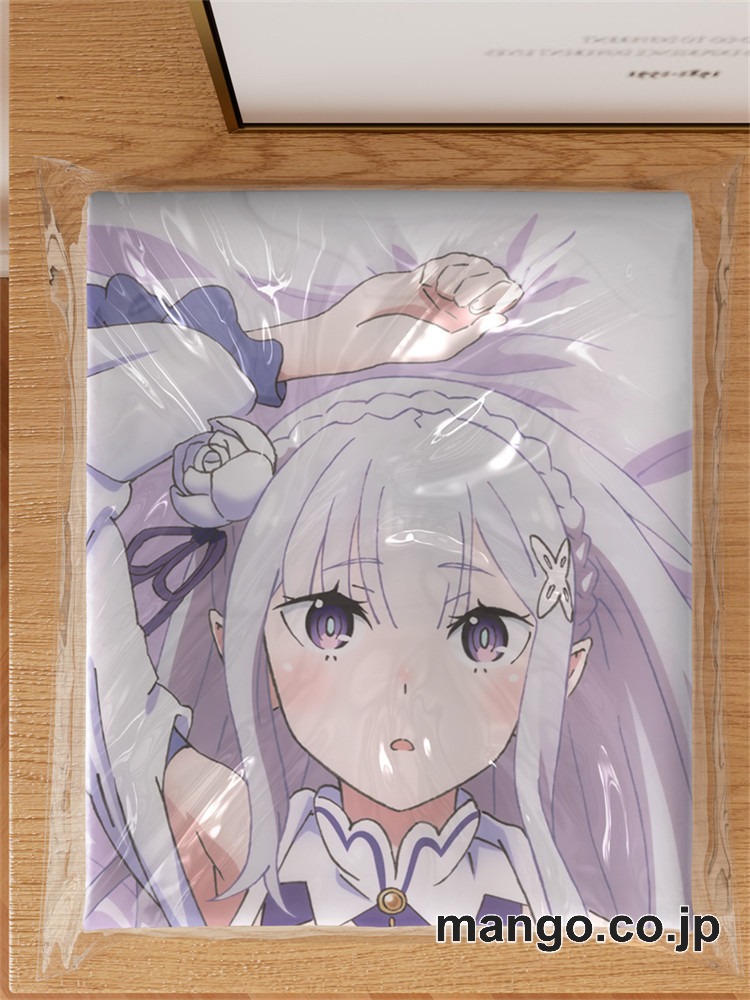 アニメ抱き枕カバーReゼロから始める異世界生活エミリア大型クッションキャラクターグッズPVC製コレクション用 3