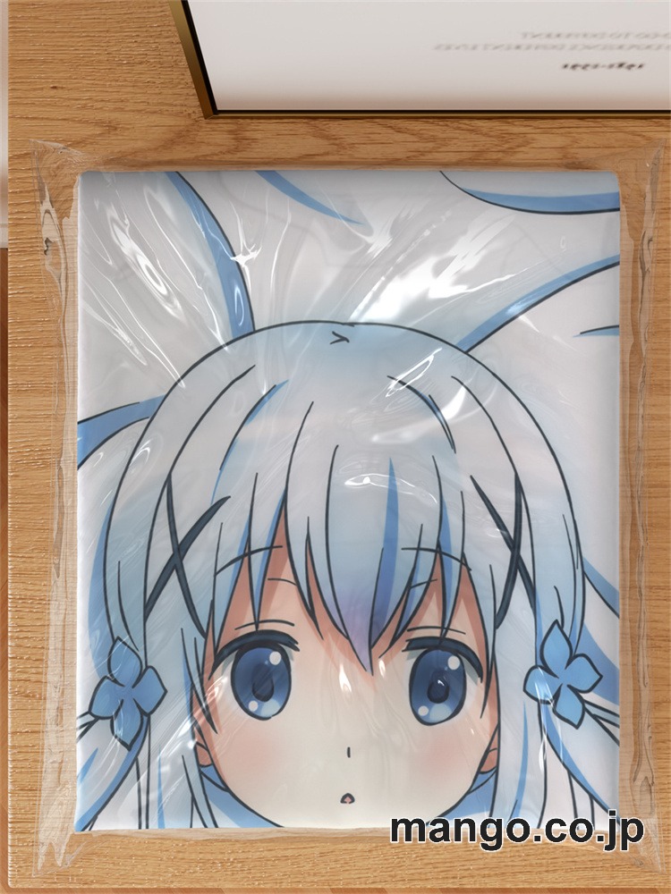 アニメ抱き枕カバーご注文はうさぎですかチノ大型クッションキャラクターグッズPVC製コレクション用 3