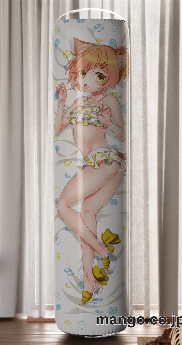 【おきあがりこぼし】アニメ キャラクター 等身大 PVC バランスクッション【猫耳さばいばー！】（のん） PVC製 キャラクターグッズ コレクション用