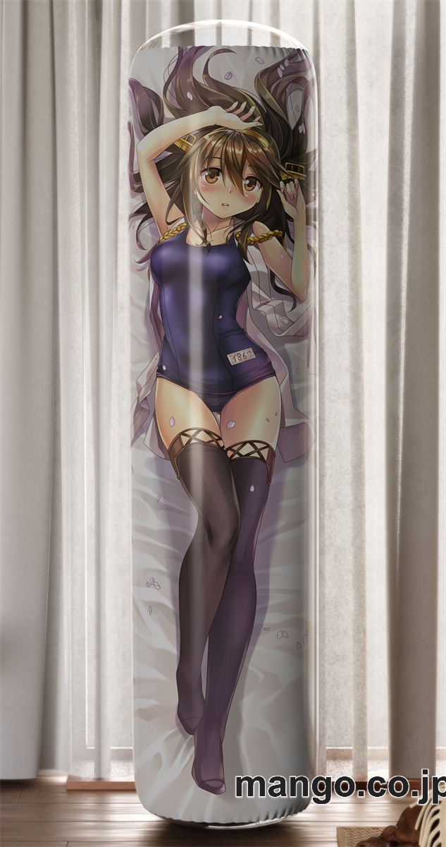 【おきあがりこぼし】アニメ キャラクター 等身大 PVC バランスクッション【艦隊これくしょん】時雨＆榛名 スク水 PVC製 キャラクターグッズ コレクション用