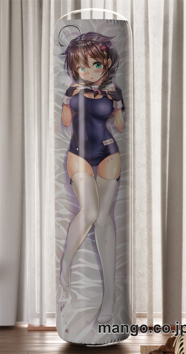 【おきあがりこぼし】アニメ キャラクター 等身大 PVC バランスクッション【艦隊これくしょん】時雨＆榛名 スク水 PVC製 キャラクターグッズ コレクション用 2