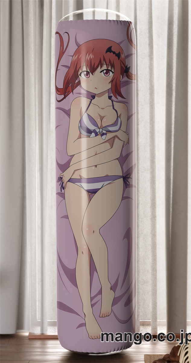 【おきあがりこぼし】アニメ キャラクター 等身大 PVC バランスクッションガヴリールドロップアウトサターニャ水着Ver PVC製 キャラクターグッズ コレクション用 2