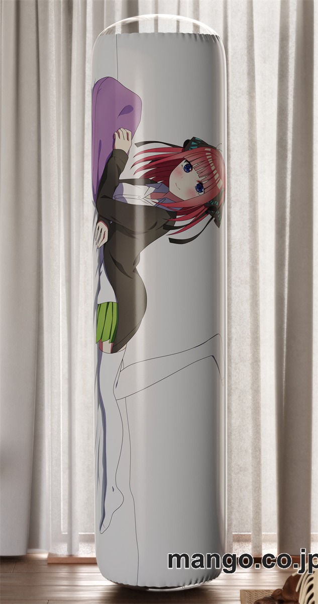 【おきあがりこぼし】アニメ キャラクター 等身大 PVC バランスクッション【五等分の花嫁∬】中野二乃 PVC製 キャラクターグッズ コレクション用