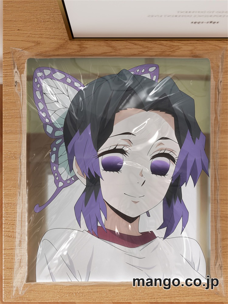 アニメ抱き枕カバー 【綺麗 美人 アニメ】胡蝶しのぶ 小型クッション キャラクターグッズ PVC製 コレクション用 3