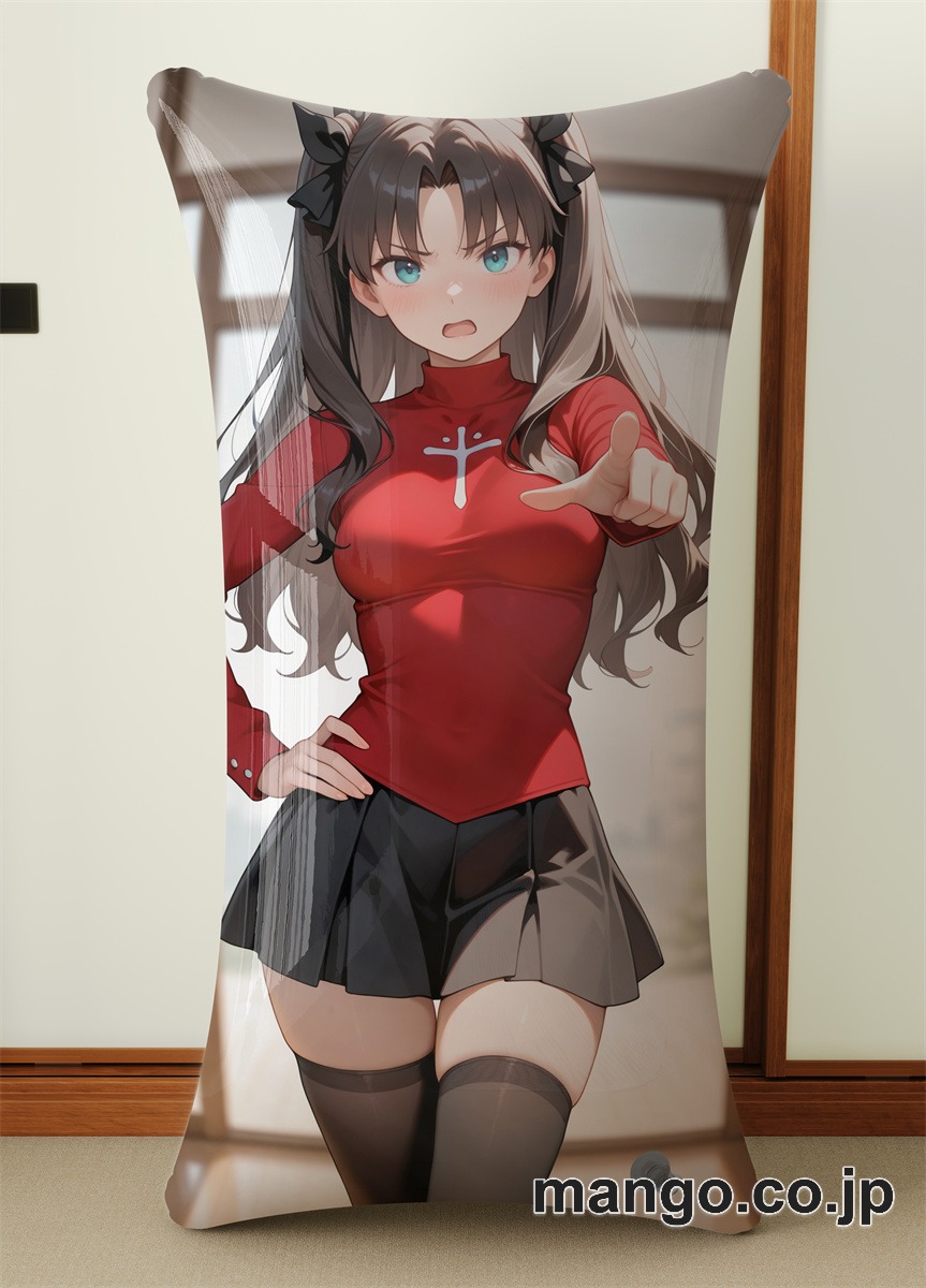 アニメ抱き枕カバー 【Fate】遠坂凛 小型クッション キャラクターグッズ PVC製 コレクション用