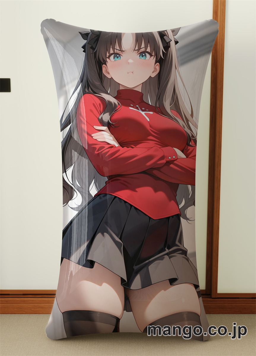 アニメ抱き枕カバー 【Fate】遠坂凛 小型クッション キャラクターグッズ PVC製 コレクション用 2