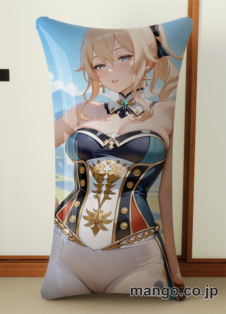 アニメ抱き枕カバー 【原神】ジン 小型クッション キャラクターグッズ PVC製 コレクション用