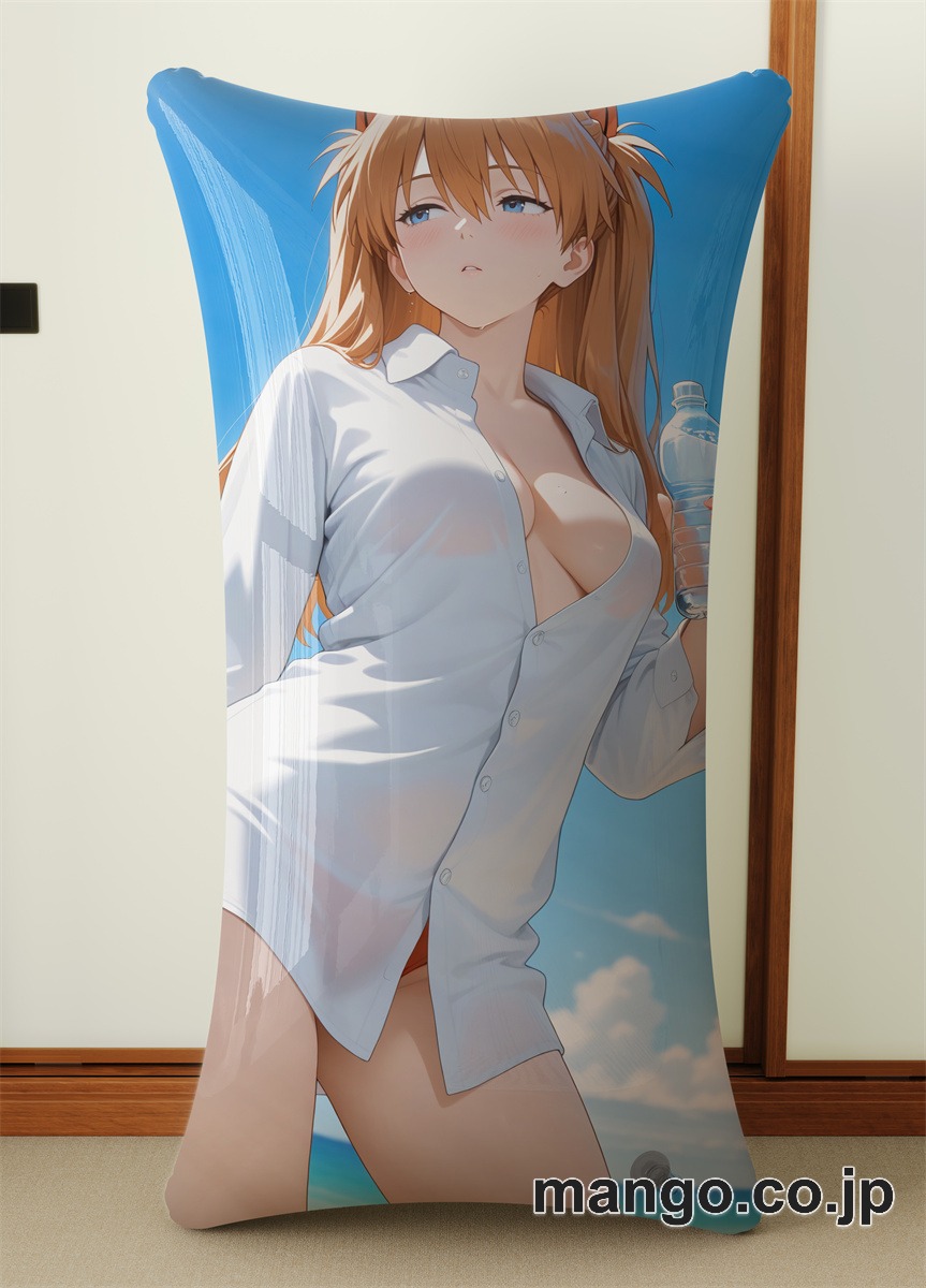 アニメ抱き枕カバー 【アスカ】極上の乳 小型クッション キャラクターグッズ PVC製 コレクション用