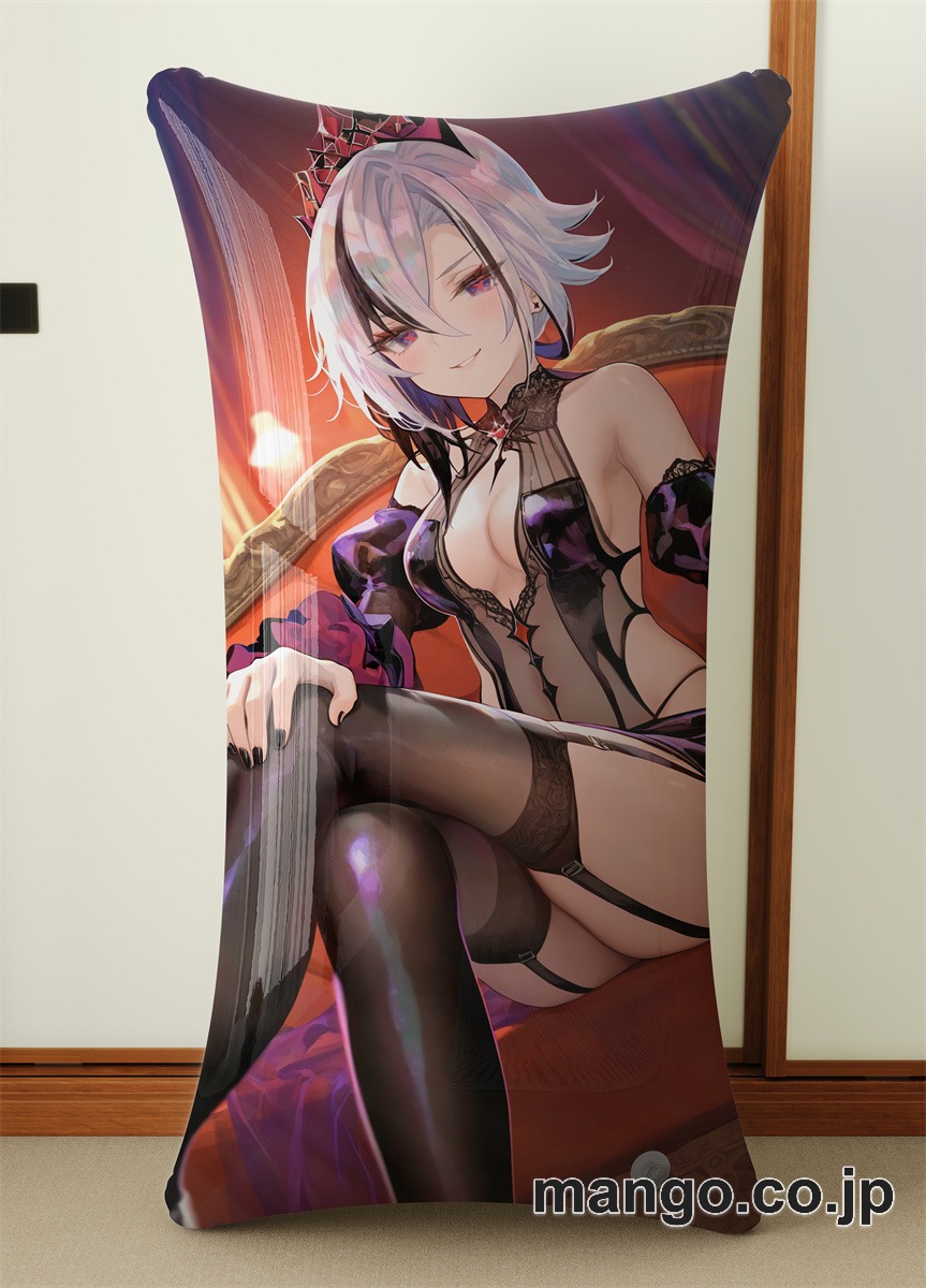 アニメ抱き枕カバー 【原神】アルレッキーノ 小型クッション キャラクターグッズ PVC製 コレクション用