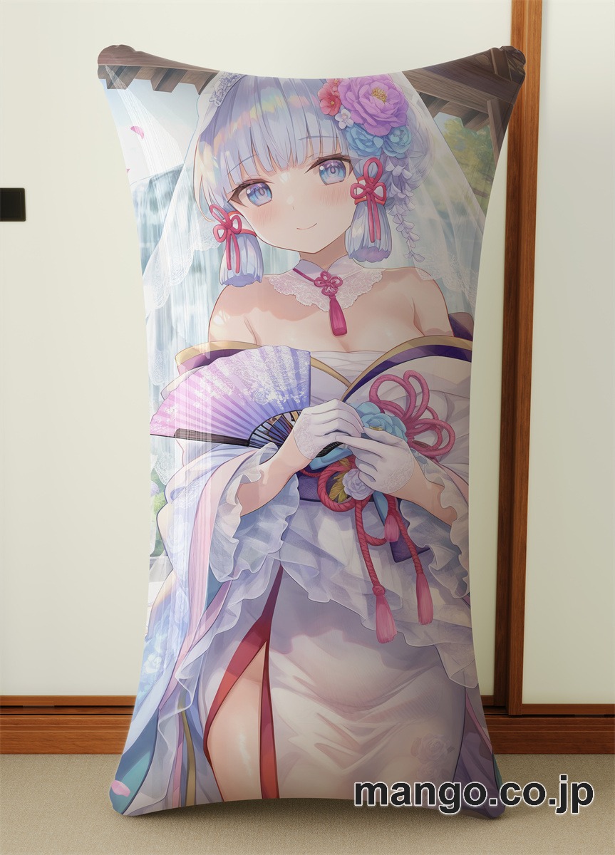 アニメ抱き枕カバー 【原神】神里綾華 小型クッション キャラクターグッズ PVC製 コレクション用 2