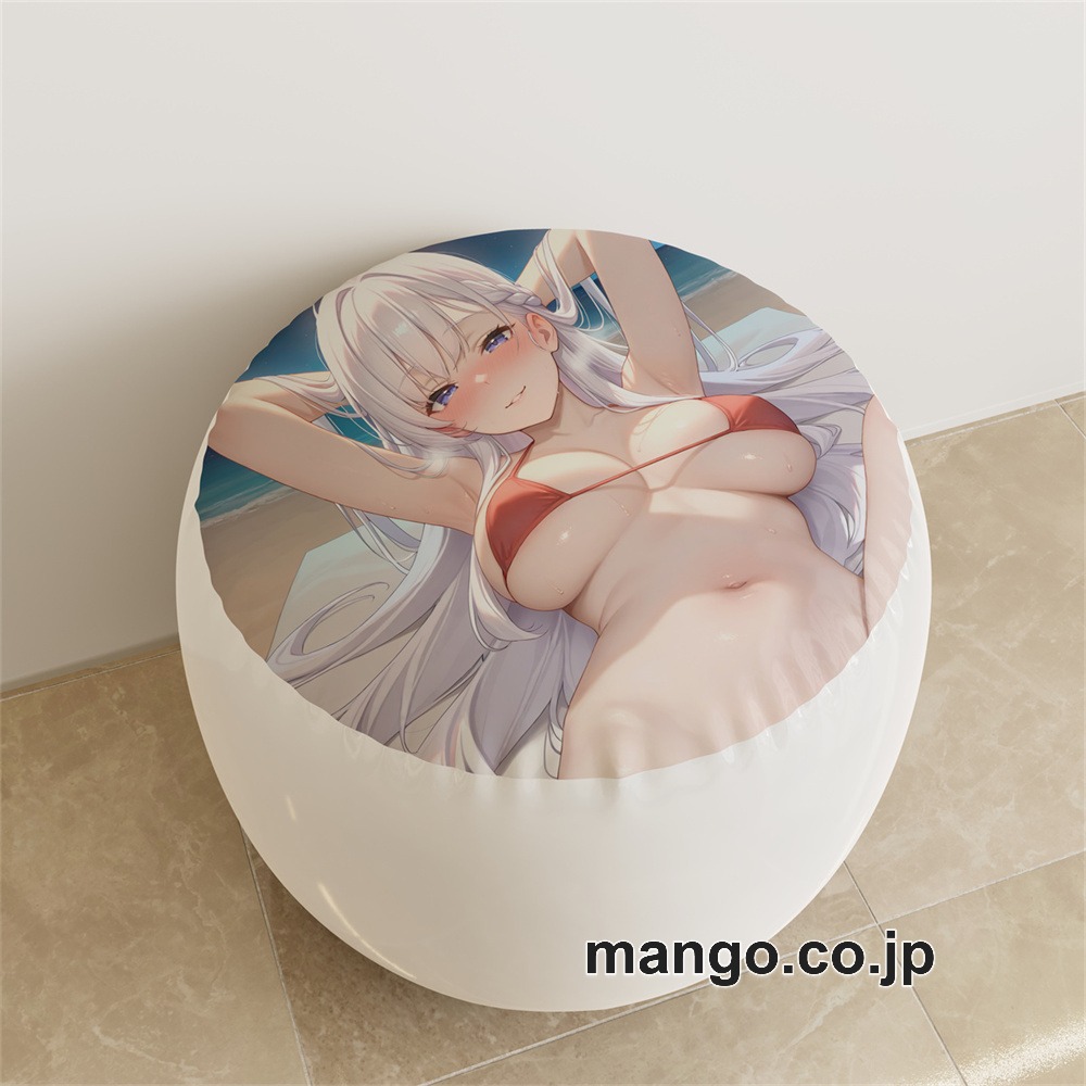 PVC ラウンドスツール【紳士向け】【アズールレーン】ベルファスト アニメ キャラクターグッズ PVC製 ラウンドスツール コレクション用 2