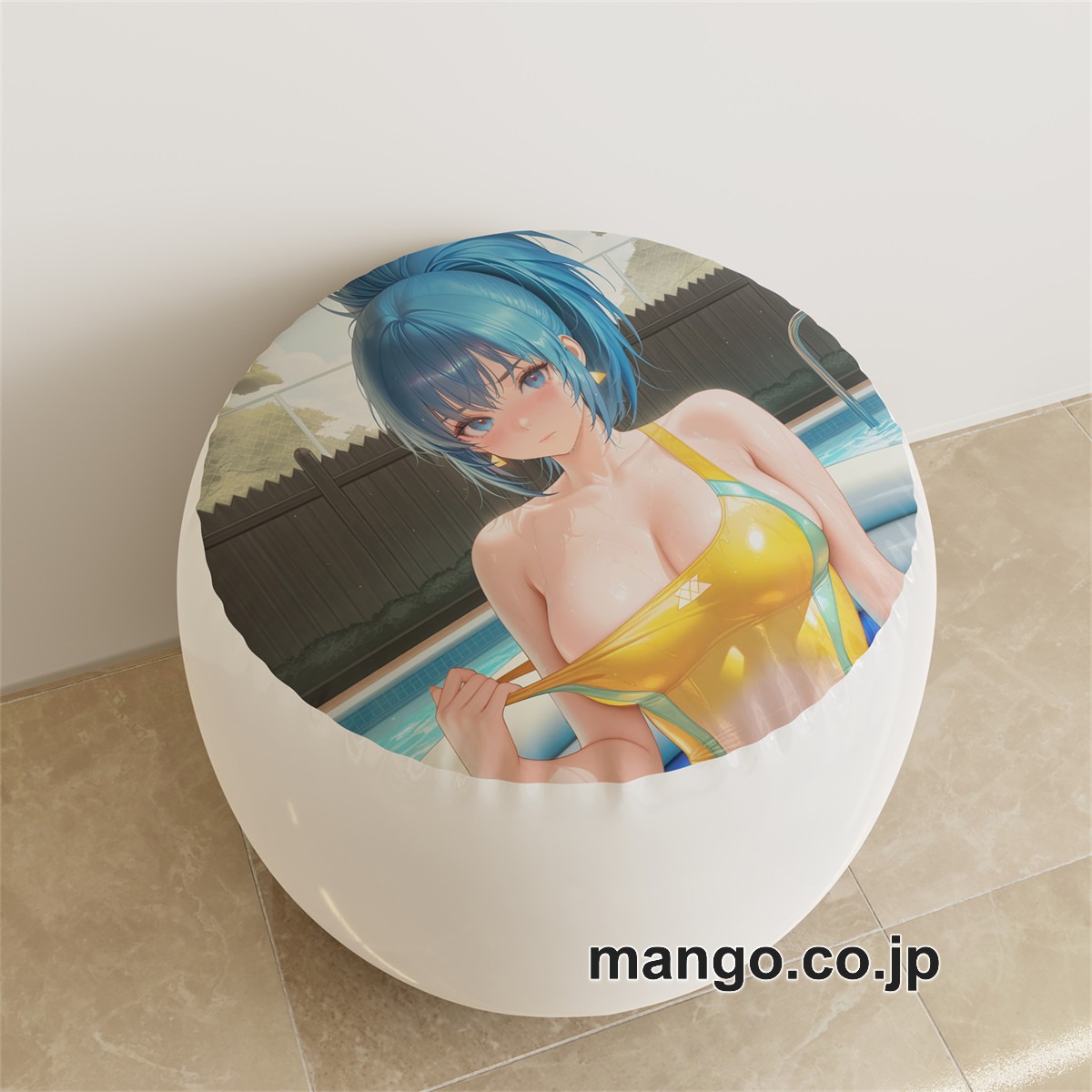 PVC ラウンドスツール アニメ キャラクター【KOF】レオナ・ハイデルンpvcスツールPVC製 キャラクターグッズ コレクション用 2