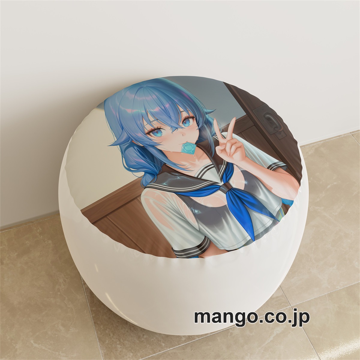 PVC ラウンドスツール アニメ キャラクター【無職転生】ロキシーpvcスツールPVC製 キャラクターグッズ コレクション用