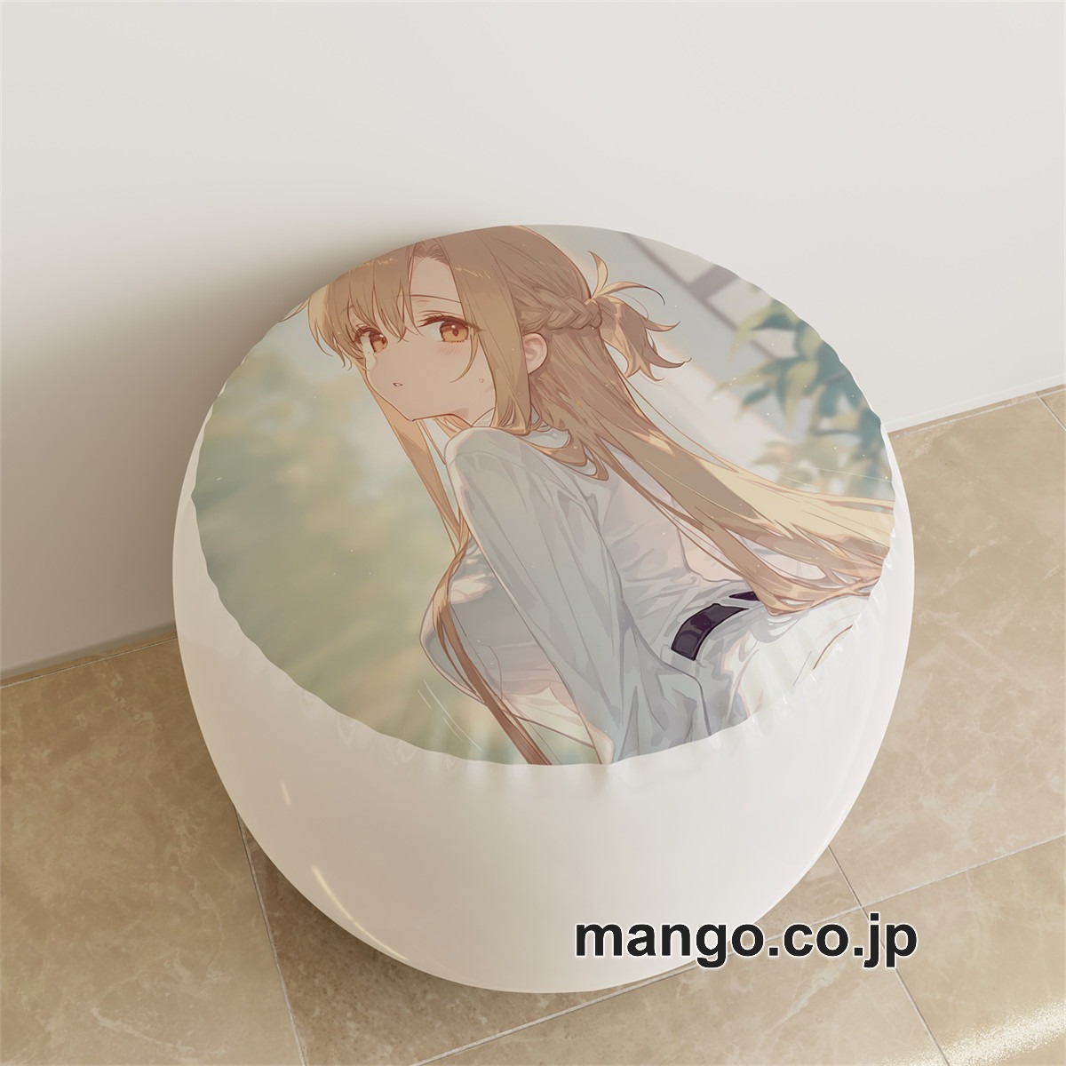 PVC ラウンドスツール アニメ キャラクター【SAO】アスナpvcスツールPVC製 キャラクターグッズ コレクション用 2