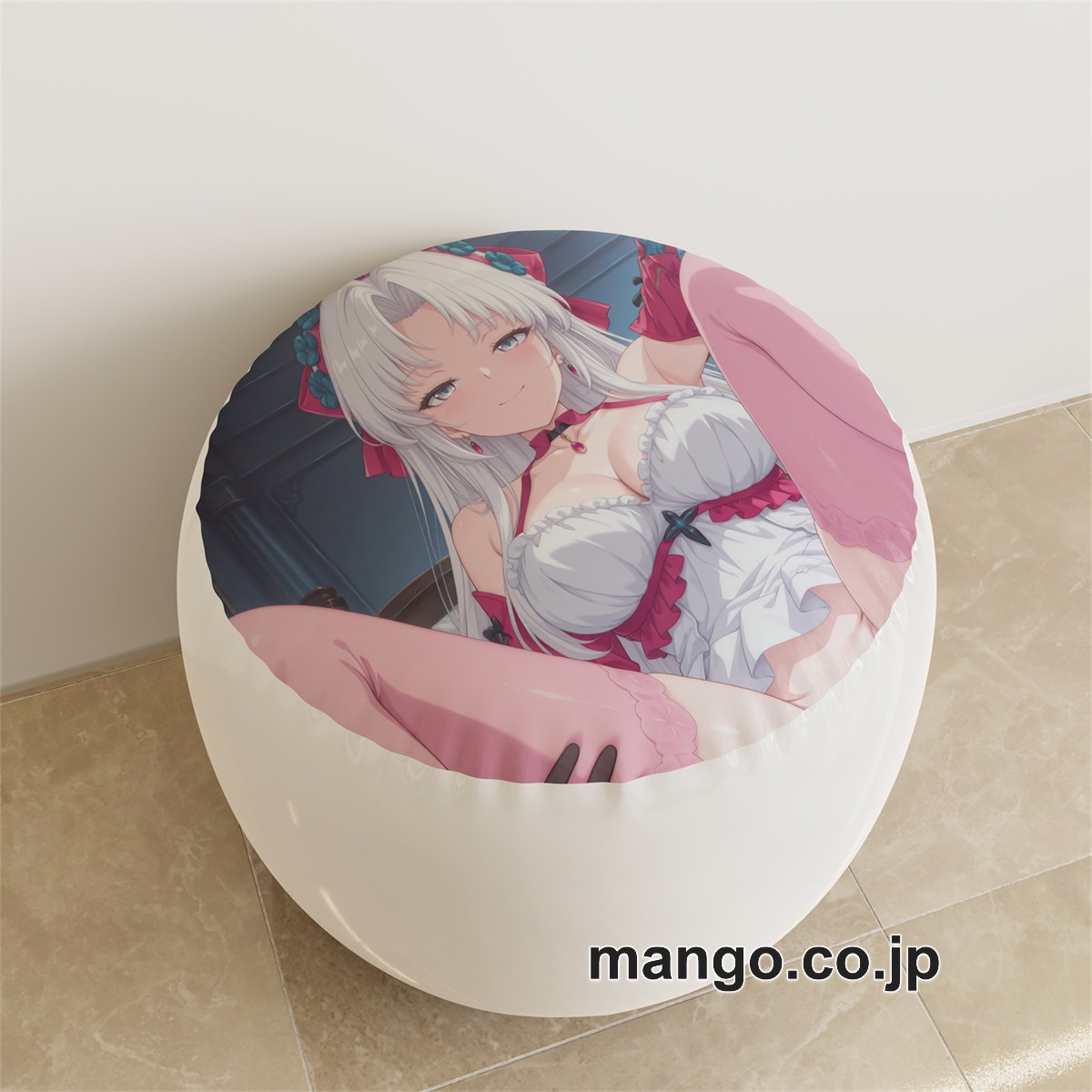 PVC ラウンドスツール アニメ キャラクター【鳴潮】カルロッタpvcスツールPVC製 キャラクターグッズ コレクション用 2