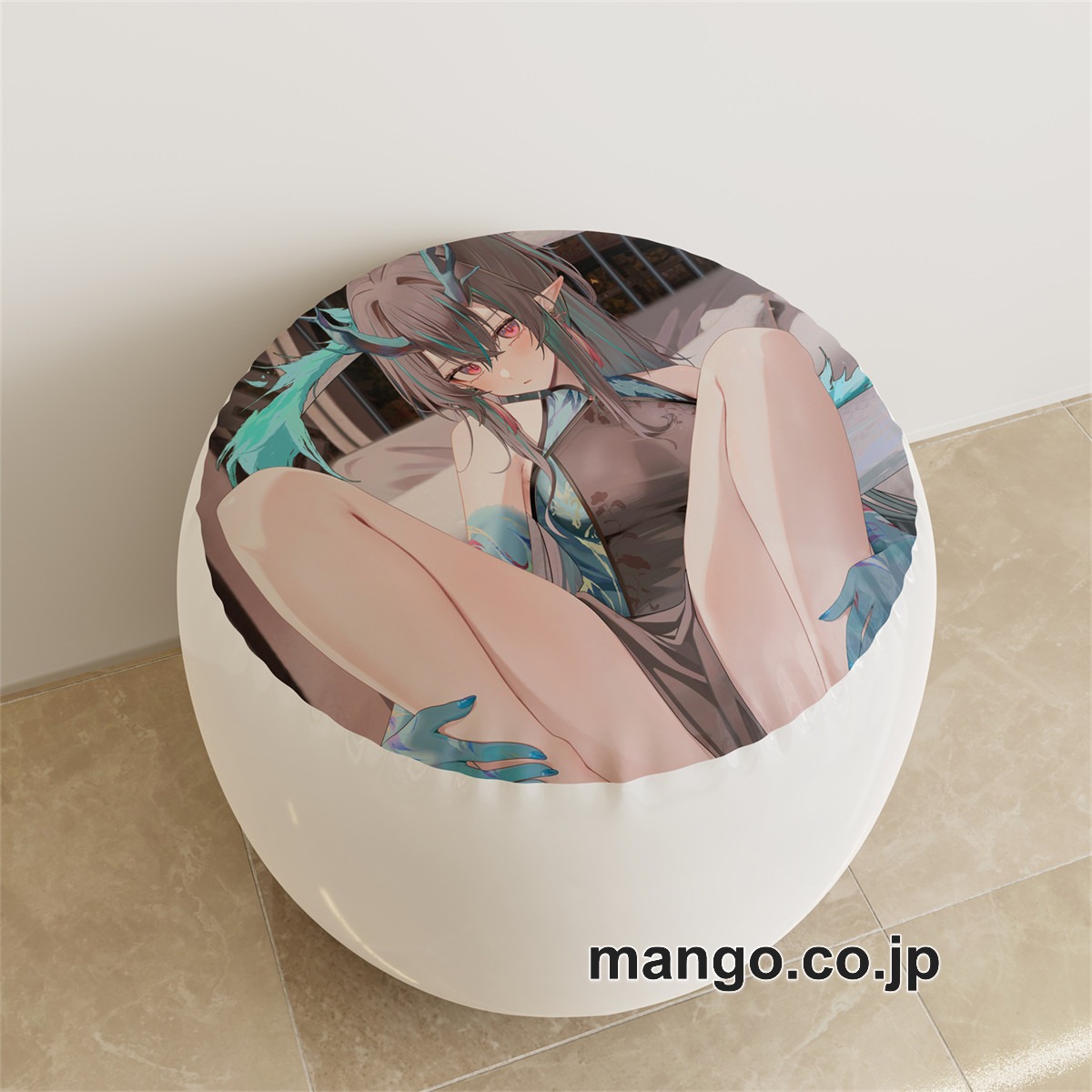 PVC ラウンドスツール アニメ キャラクター【アークナイツ】シーpvcスツールPVC製 キャラクターグッズ コレクション用 2