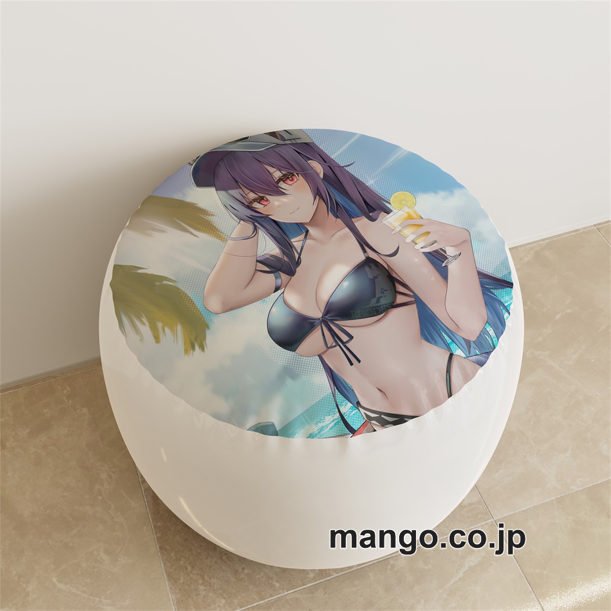 PVC ラウンドスツール アニメ キャラクター【アークナイツ】チェンpvcスツールPVC製 キャラクターグッズ コレクション用