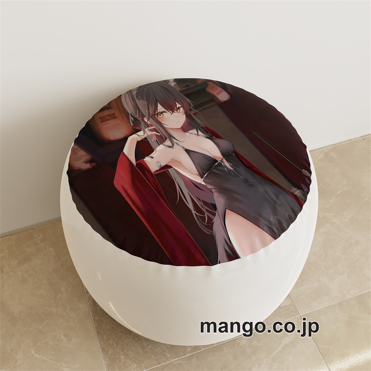 PVC ラウンドスツール アニメ キャラクター【アークナイツ】テキサスpvcスツールPVC製 キャラクターグッズ コレクション用 2