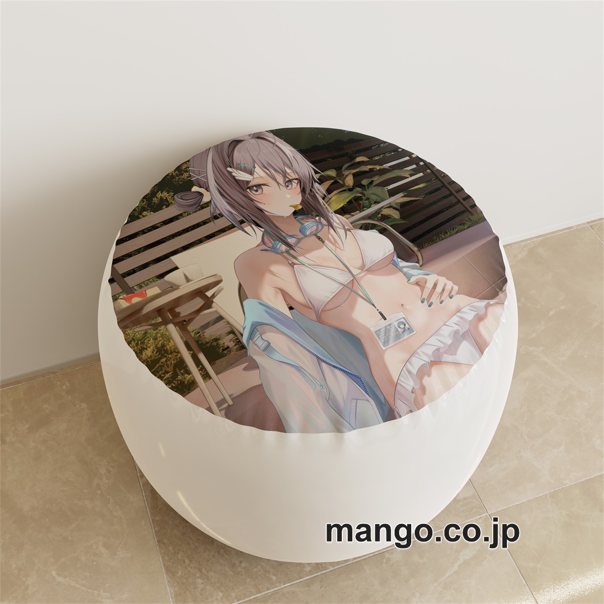 PVC ラウンドスツール アニメ キャラクター【アークナイツ】ラ・プルマpvcスツールPVC製 キャラクターグッズ コレクション用 2