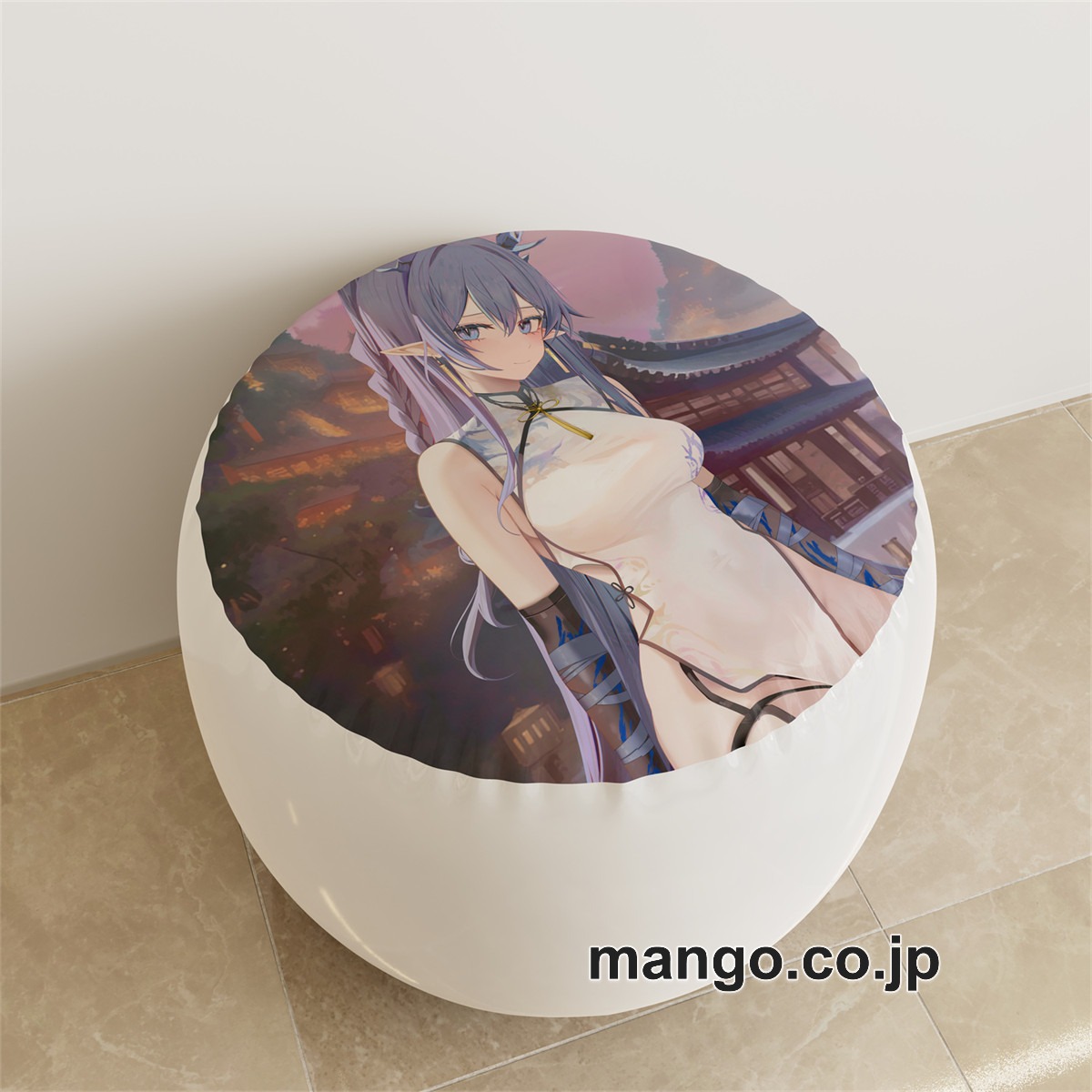 PVC ラウンドスツール アニメ キャラクター【アークナイツ】リーンpvcスツールPVC製 キャラクターグッズ コレクション用 2