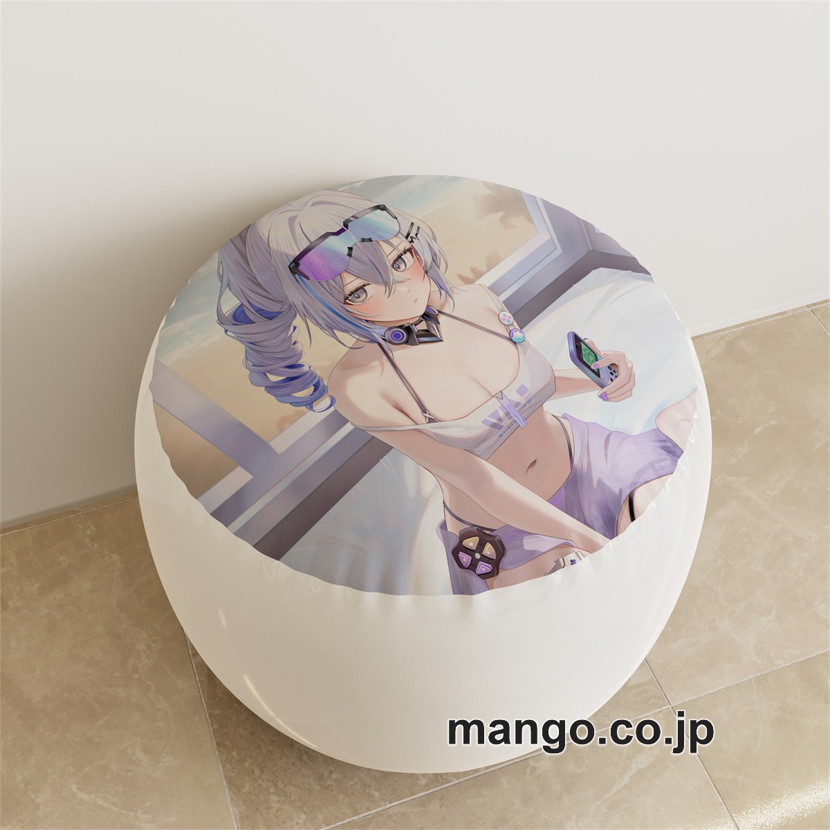 PVC ラウンドスツール アニメ キャラクター【崩壊スターレイル】銀狼pvcスツールPVC製 キャラクターグッズ コレクション用 2