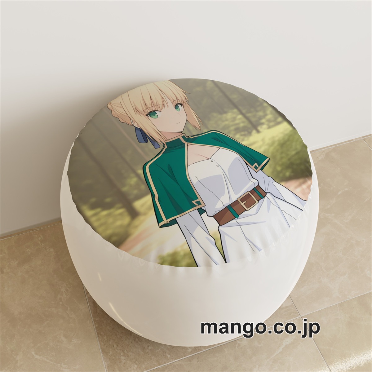 PVC ラウンドスツール アニメ キャラクター【Fate】セイバーpvcスツールPVC製 キャラクターグッズ コレクション用 2