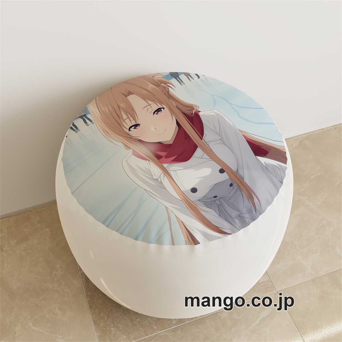 PVC ラウンドスツール アニメ キャラクター【SAO】アスナpvcスツールPVC製 キャラクターグッズ コレクション用 2